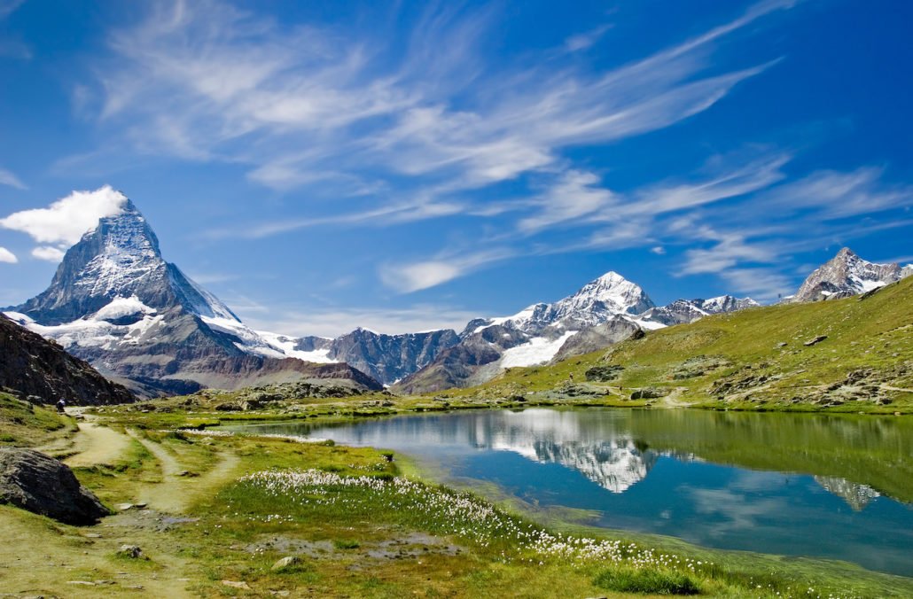 Matterhorn in den Alpen